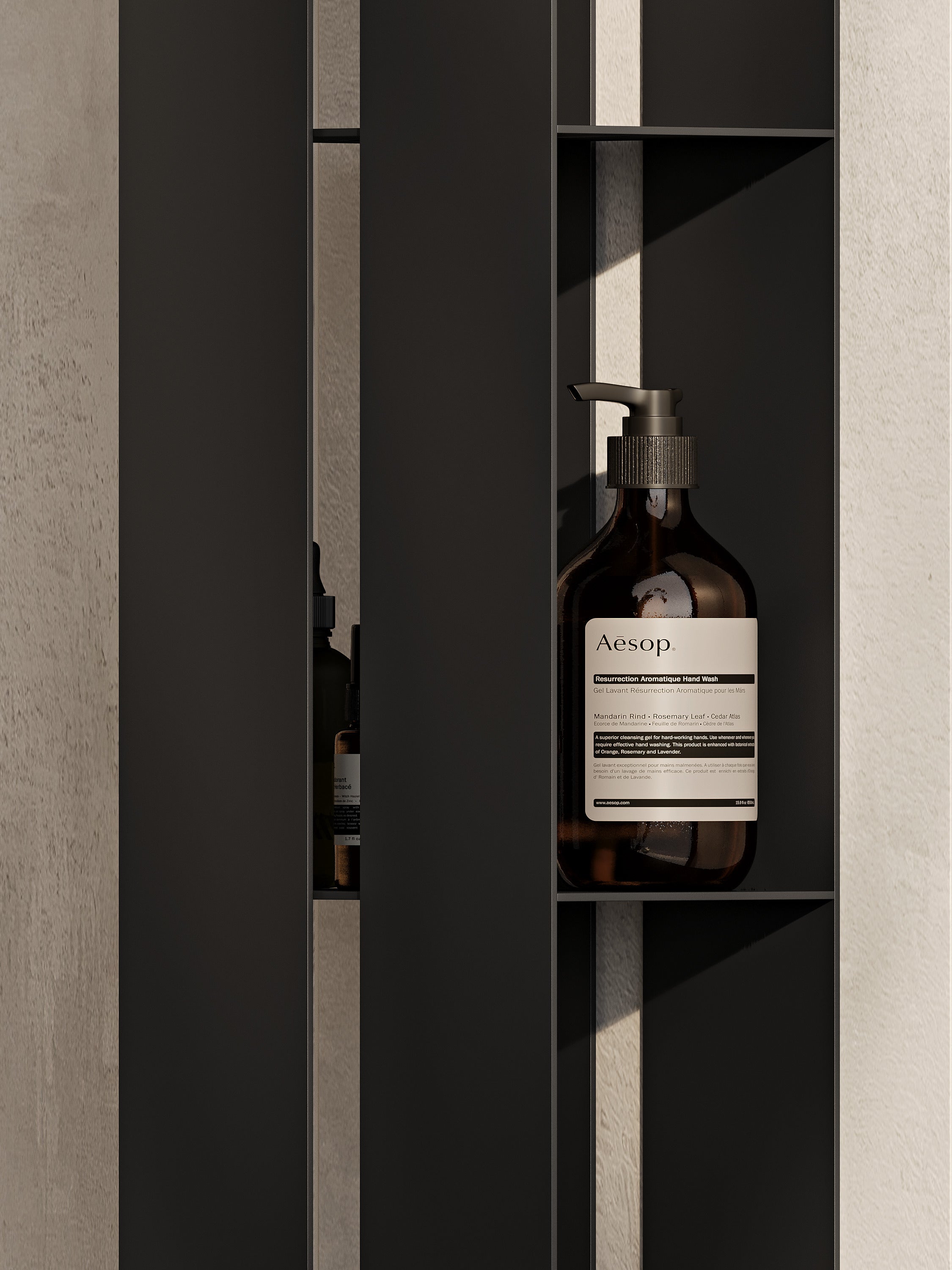 Vertikales Badezimmerregal | Wandmontierte Aufbewahrung | Organizer mit verdeckter Klappe | Edelstahl | Modernes Design | Schwarz oder Weiß