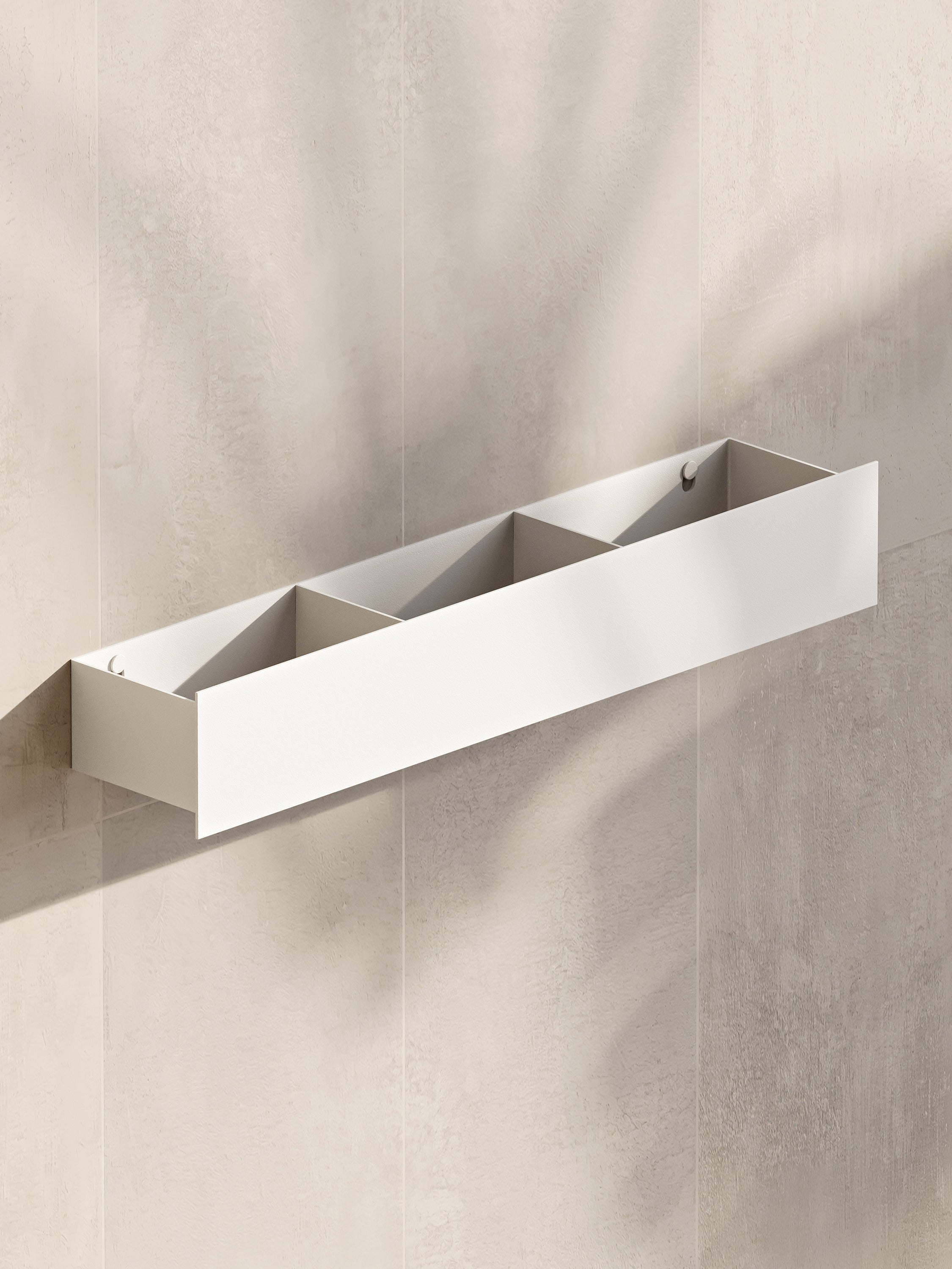 Badezimmerregal aus Edelstahl für Flaschen