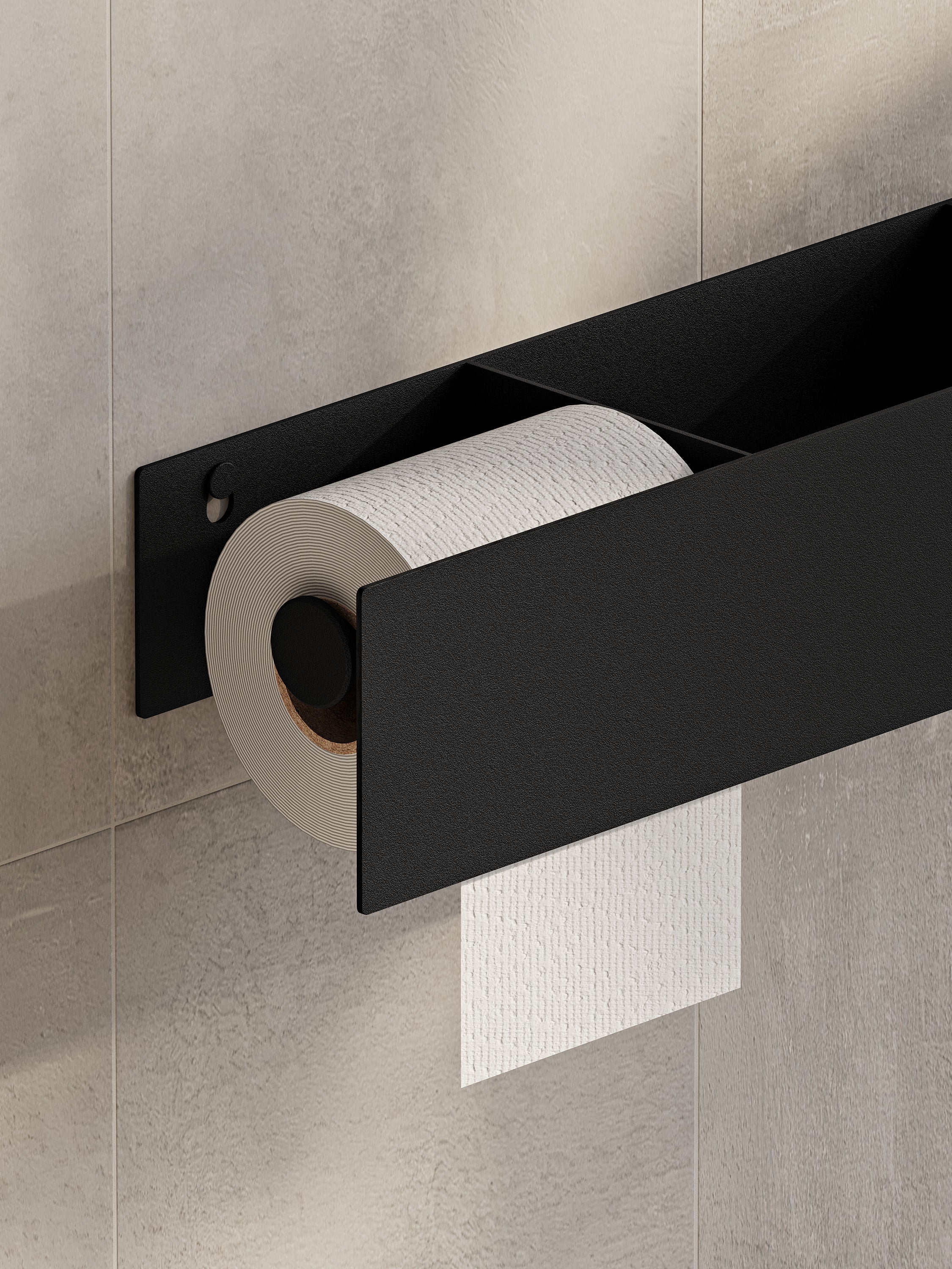 Portasciugamani e porta carta igienica