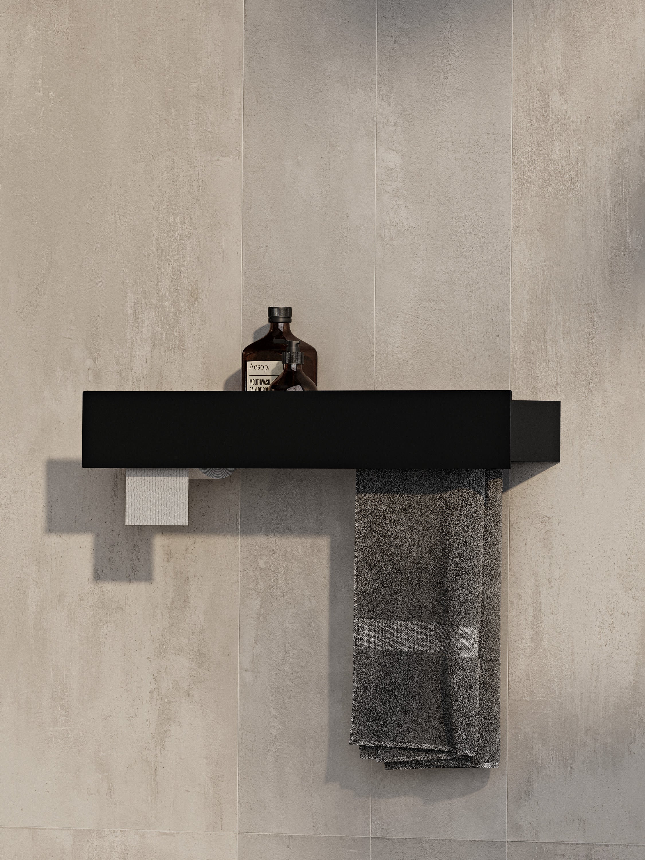 Portasciugamani e porta carta igienica