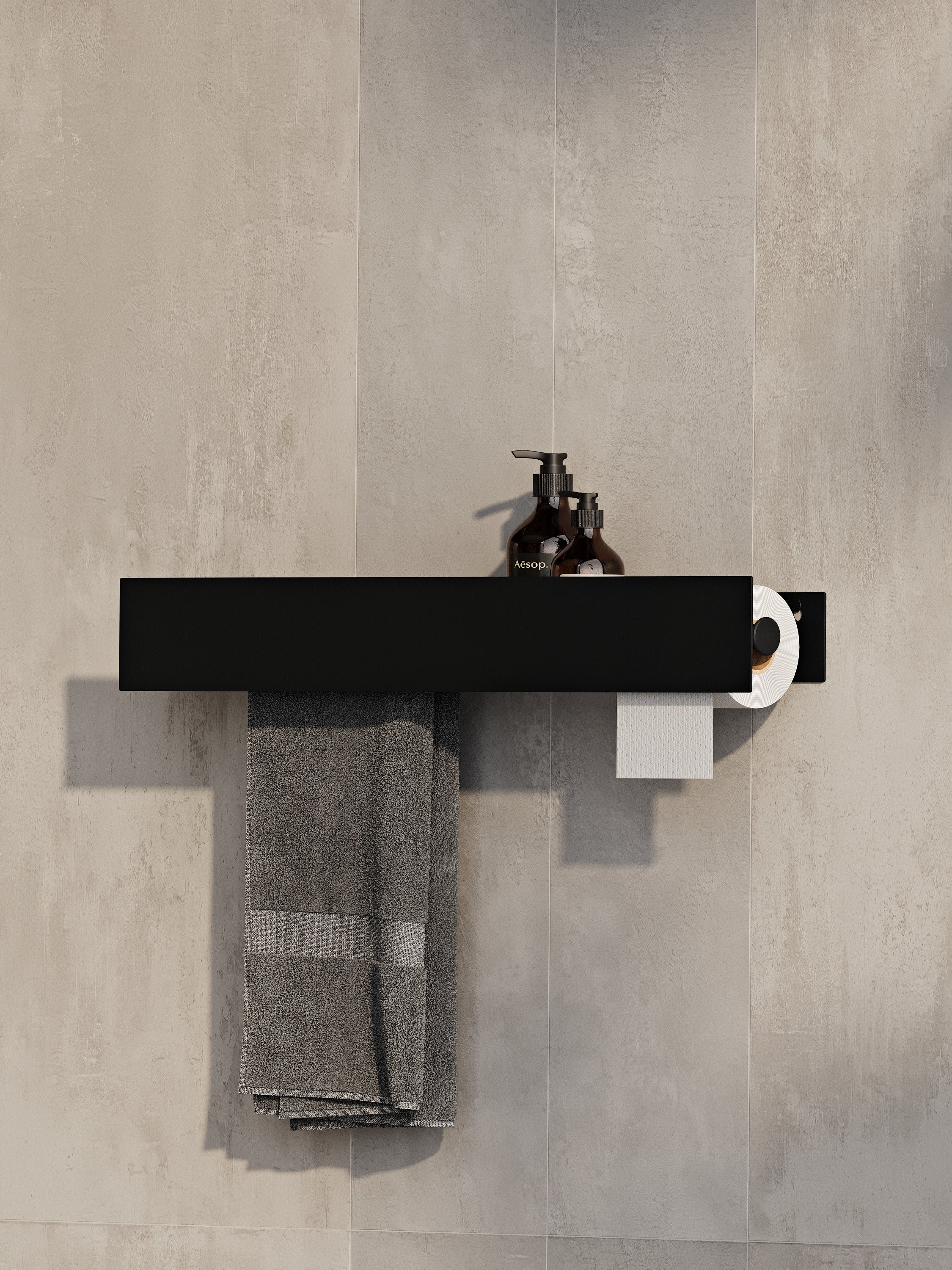 Portasciugamani e porta carta igienica