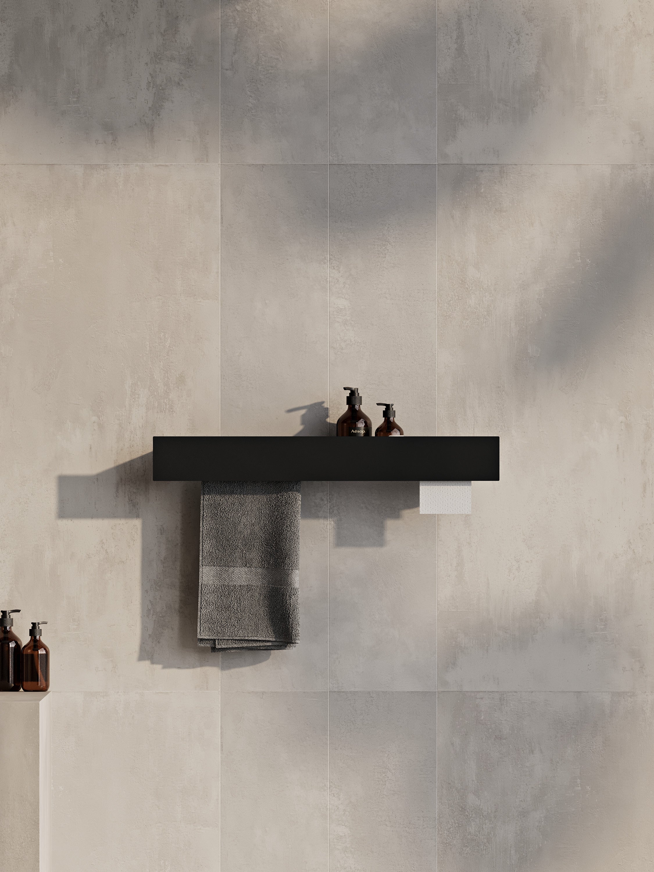 Portasciugamani e porta carta igienica