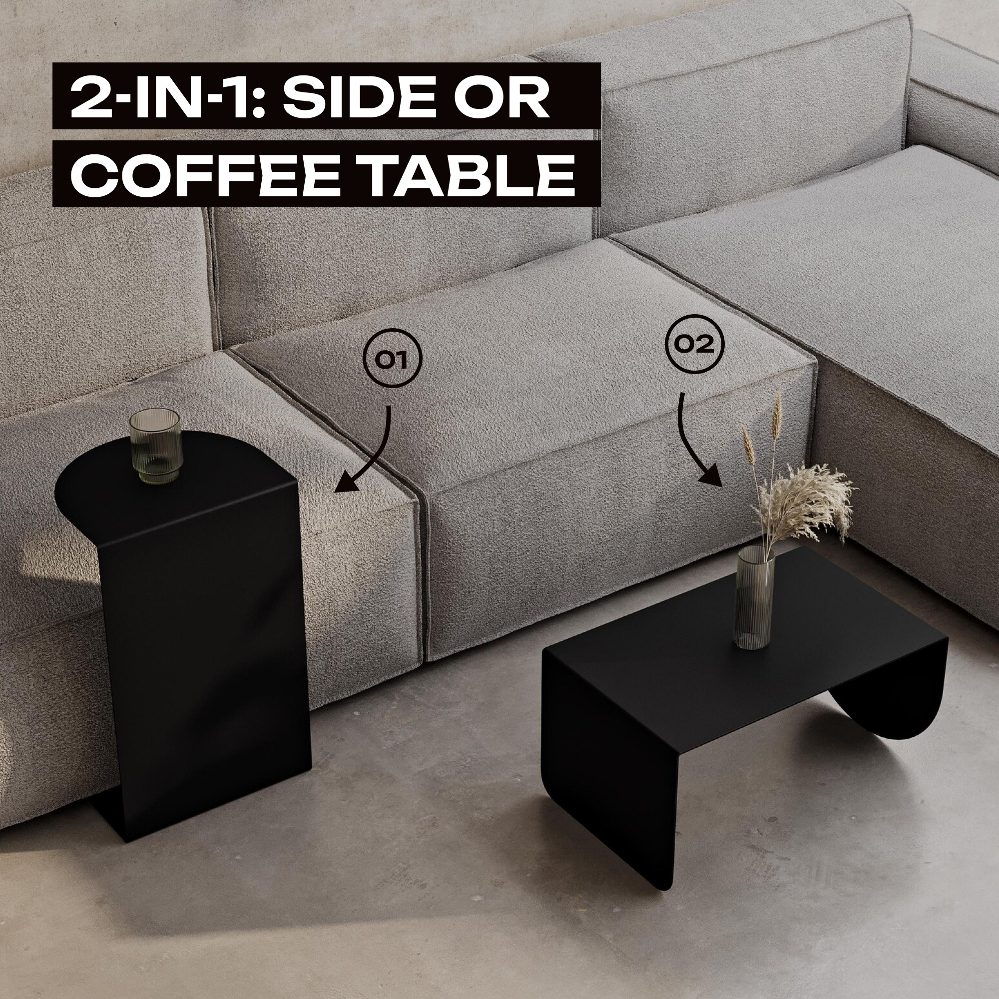 Minimalist Metal Coffee Table