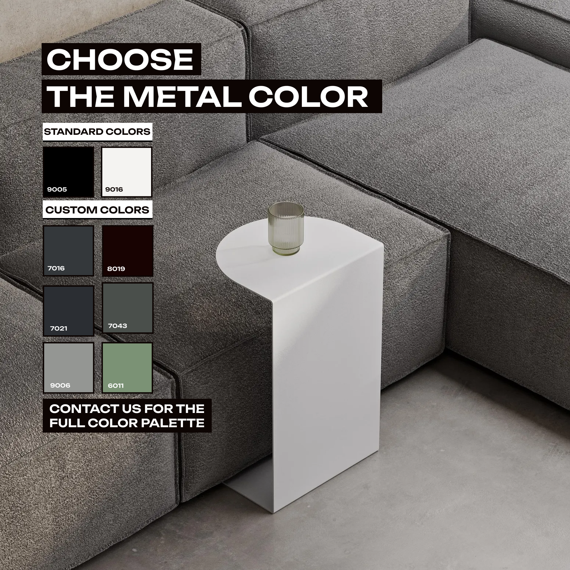 Minimalist Metal Coffee Table