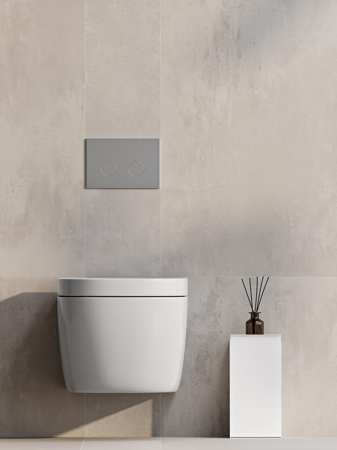 Metal Bathroom Trash Can