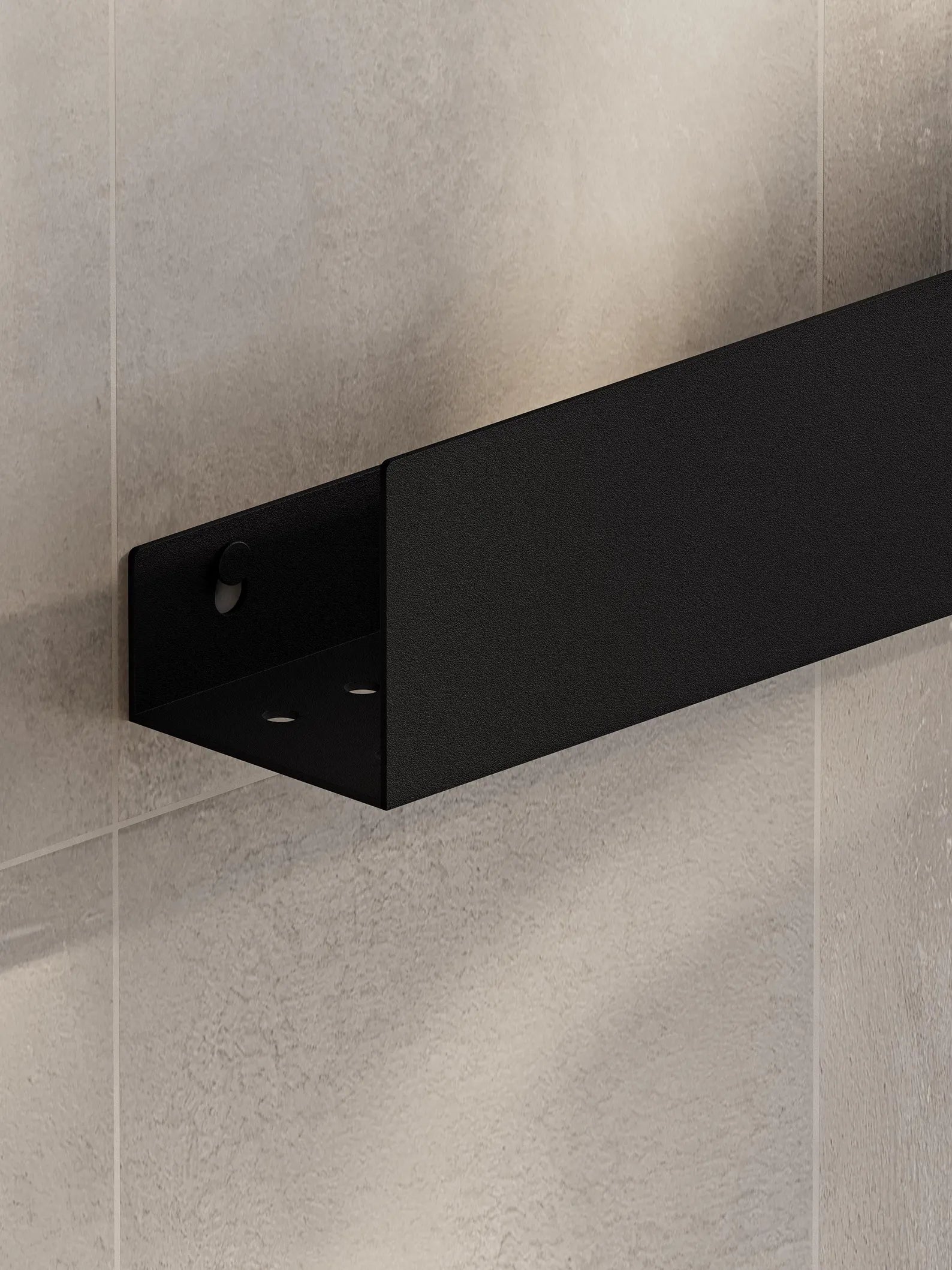 Wall-Mounted Stainless Steel Shelf