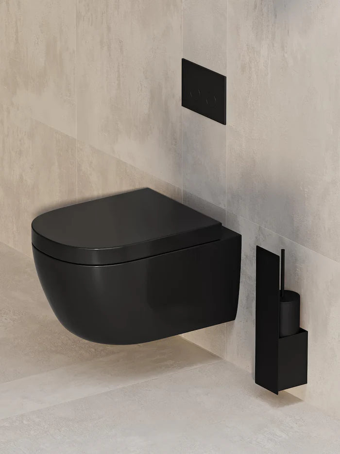 Wandmontierter WC-Bürstenhalter – Minimalistischer Badezimmer-Organizer