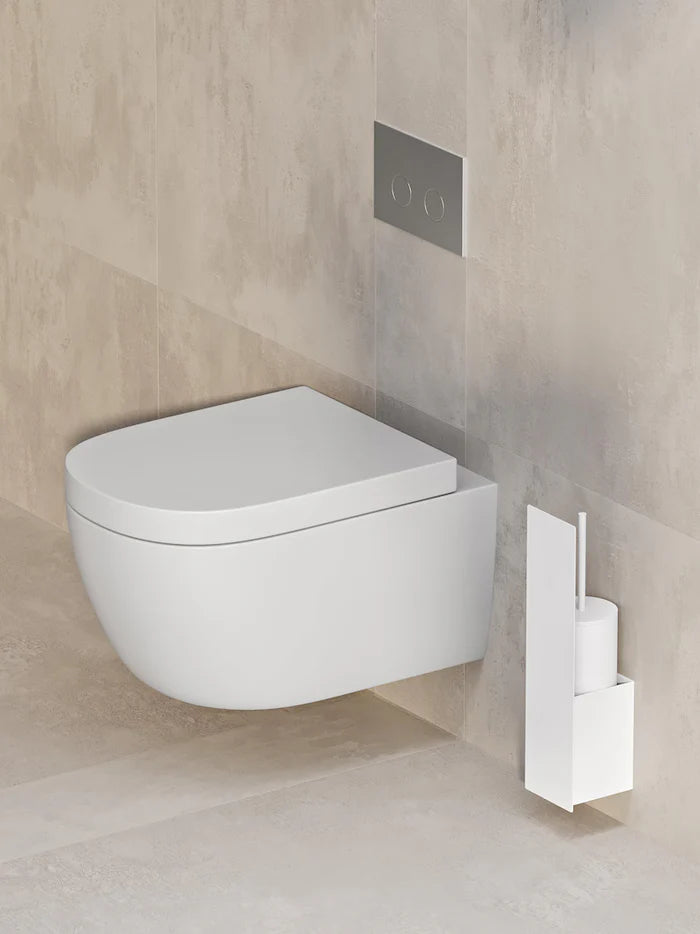Wandmontierter WC-Bürstenhalter – Minimalistischer Badezimmer-Organizer
