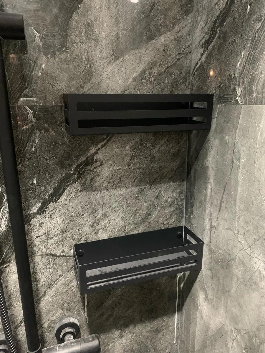 black metal shelf
floating shelf
shower shelf black
metal wall shelves
black metal shelves
bathroom organizer
small wall shelves
bathroom shelves
wall shelves
metal shelf
shelf with guardrail
narrow shelf
narrow shelves