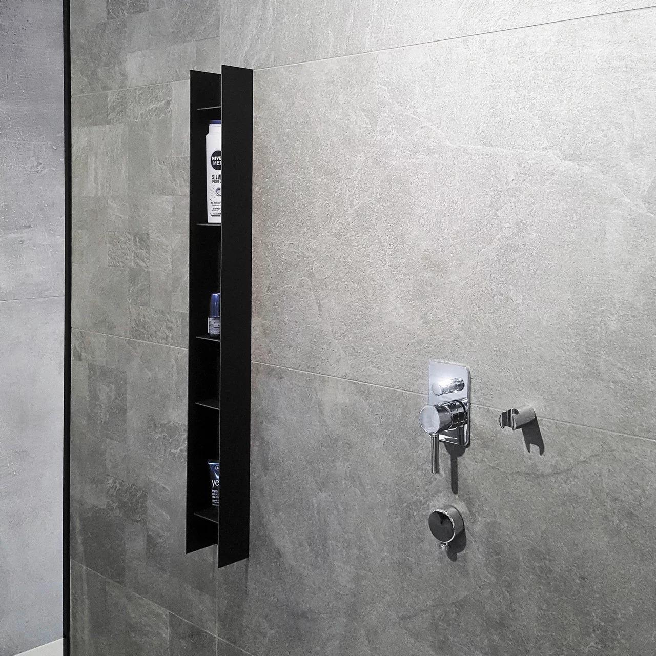 shower shelf
shower shelf black
wall mounted shelf
floating shelf
floating shelves
bathroom storage
concrete shelf
bathroom shelves
wall mounted shelves
metal shelves
modern shelves
minimal shelves
hidden shelves