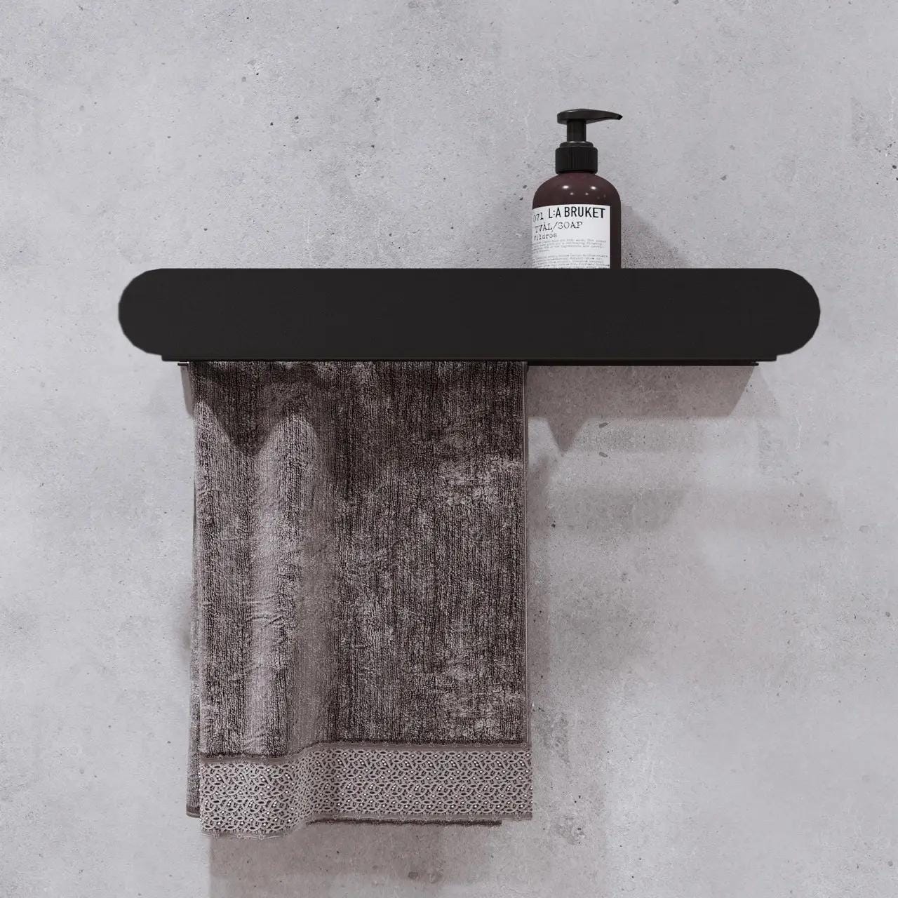 towel holder
bathroom organizer
bathroom steel shelf
bathroom shelves
toilet paper holder
bathroom accessories
bathroom storage
wall-mounted shelf
minimalist bathroom
space-saving shelf
black bathroom shelf
metal bathroom shelf
floating shelf