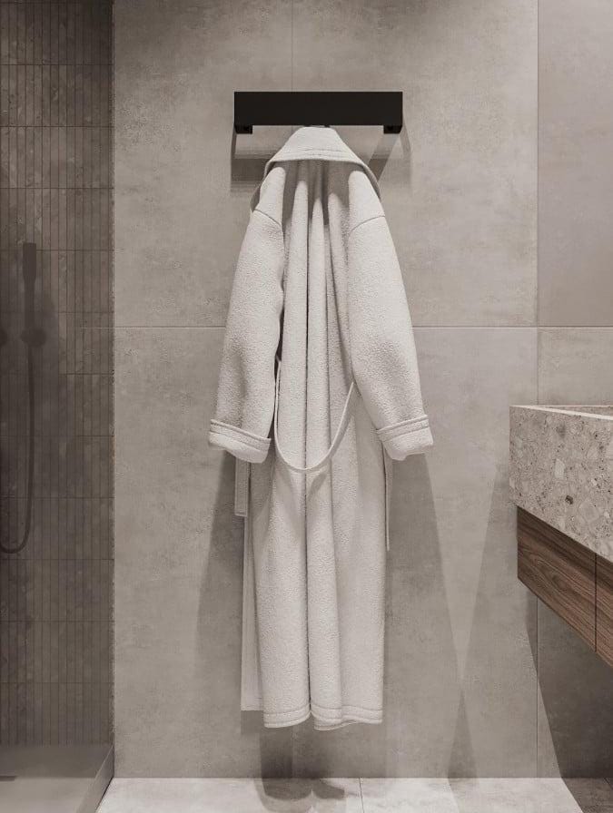 black towel holder
towel rack
wall-mount towel bar
bathroom organizer
bathroom towel rail
towel storage
bath towel holder
towel holder
wall towel rack
rack with hooks
bathroom rack
bathroom hanger
wall-mounted hooks