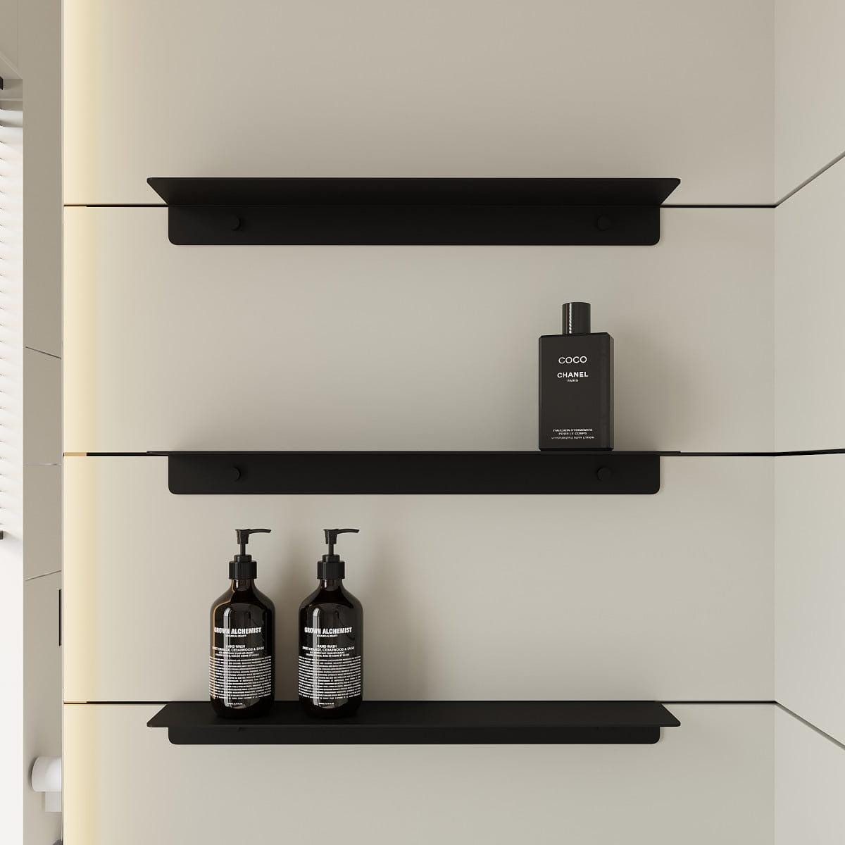 bathroom organizer
bathroom wall shelf
floating shelf
bathroom shelf loft
bathroom accessories
bathroom shelves
rust-resistant shelf
powder-coated finish
wall mounted shelf
narrow shelf
bathroom shelves set
shower shelving set
shower shelves