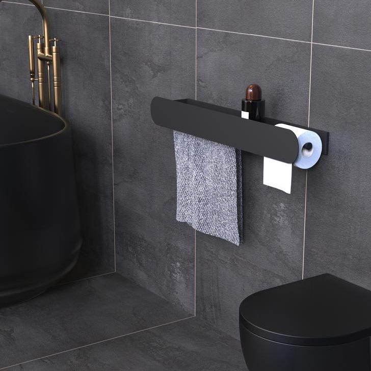 towel rack
towel holder
towel rail
bathroom organizer
shelf and towel rail
shelf with towel bar
toilet paper holder
toilet roll holder
toilet paper storage
toilet wall shelf
toilet towel holder
bathroom accessories
toilet accessories