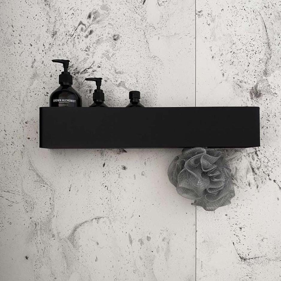 bathroom organizer
bathroom shelf
bathroom wall shelf
floating shelf
bathroom accessories
space-saving shelf
wall mounted shelf
shower wall shelf
waterproof shelf
closed shower shelf
hidden mount shelf
shelf with hooks
bathroom hooks