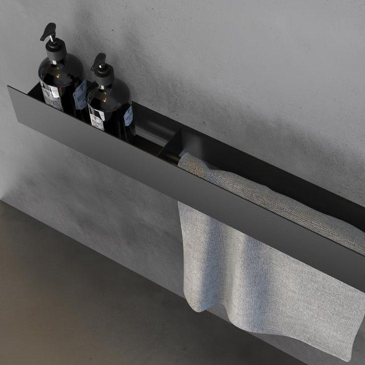 bathroom shelves
towel rack
towel holder
towel rail
floating wall shelf
shelf and towel rail
wall-mounted shelf
wall-mount towel bar
bathroom shelf
bathroom wall shelf
shelf with towel bar
towel storage
waterproof shelf