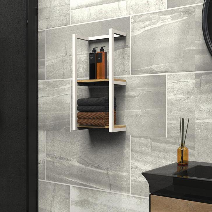 bathroom shelving
bathroom storage
kitchen shelves
towel holder
floating wall shelf
bath wall shelves
wall-mounted shelves
towel shelf
rustic wood storage
bathroom organizer
open kitchen shelves
open shelving
metal and wood shelf
