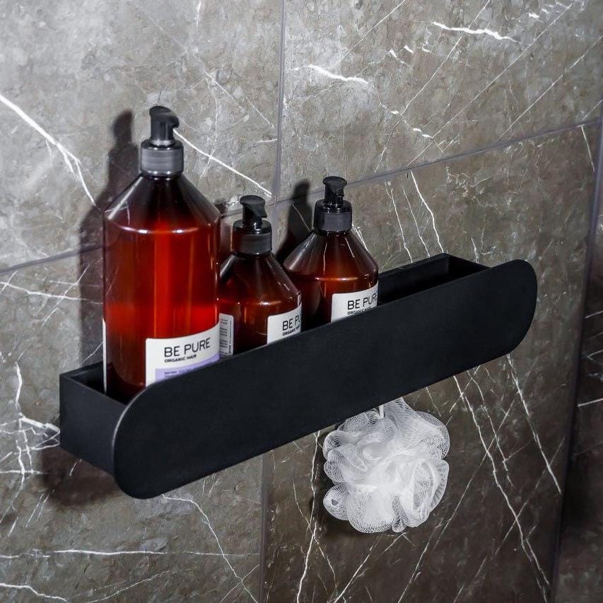 bathroom shelf
bathroom wall shelf
shower shelf
hidden mounting
shower wall shelf
floating shelf
bathroom rack
towel rack
shelving with hooks
bathroom hooks
towel holder
shampoo shelf
waterproof shelf