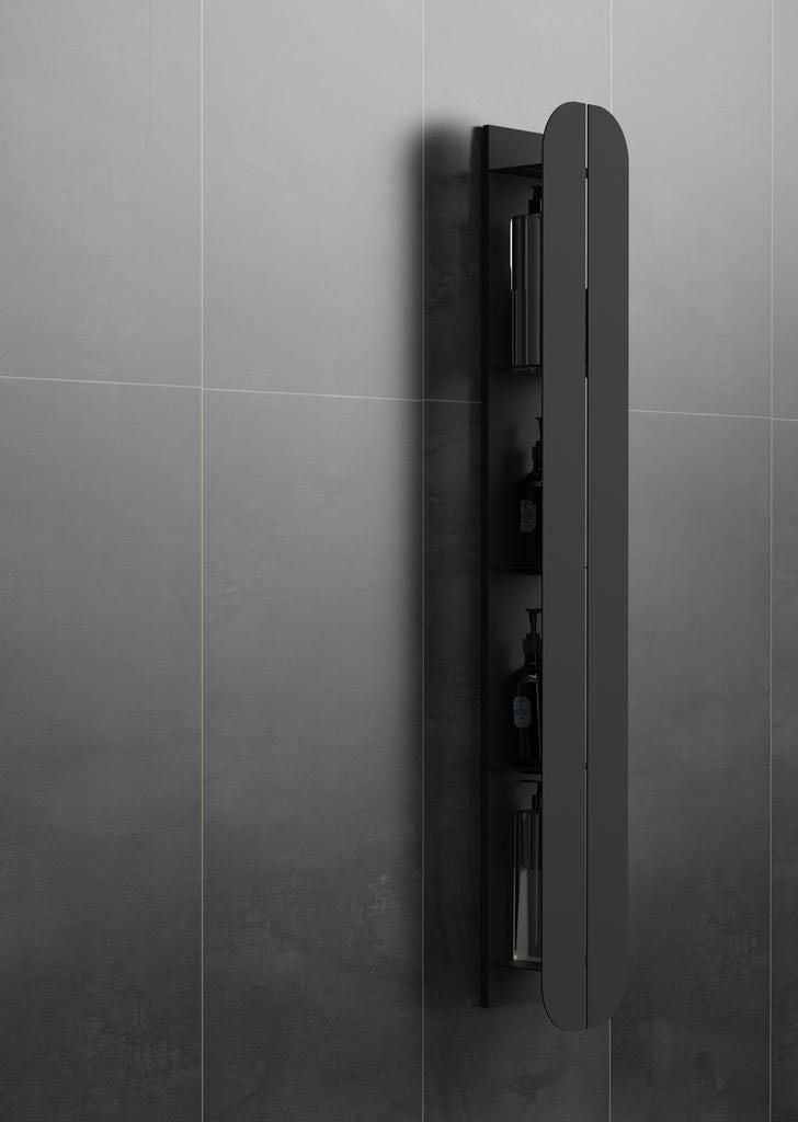 bathroom shelves
bathroom shelf
side access shelf
shower shelving
closed front shelf
shower shelf
metal shower shelf
wall mount shelf
hidden mount shelf
stainless steel
bathroom storage
vertical shelf
shower wall shelf