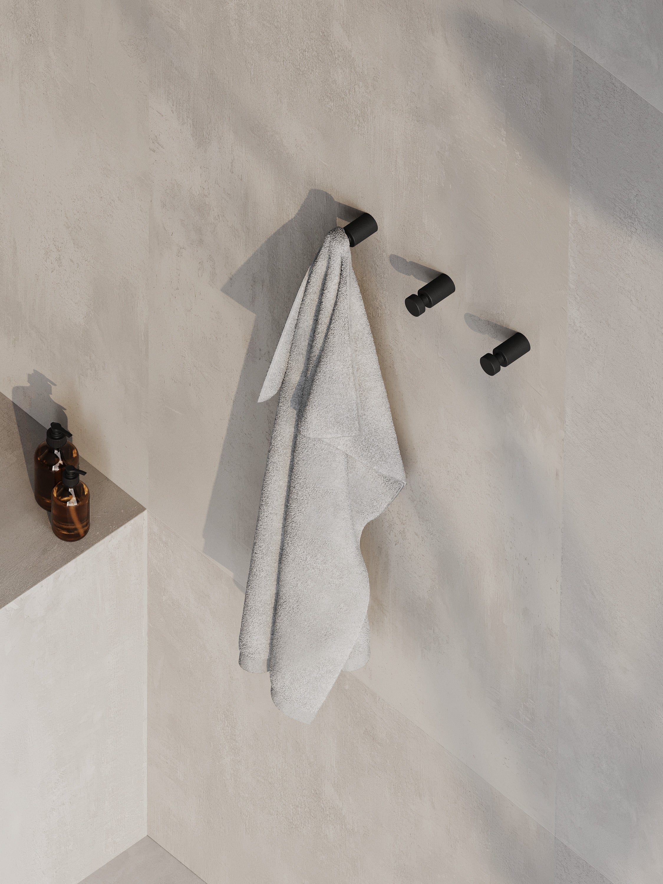 Wall-Mounted Steel Towel Hook