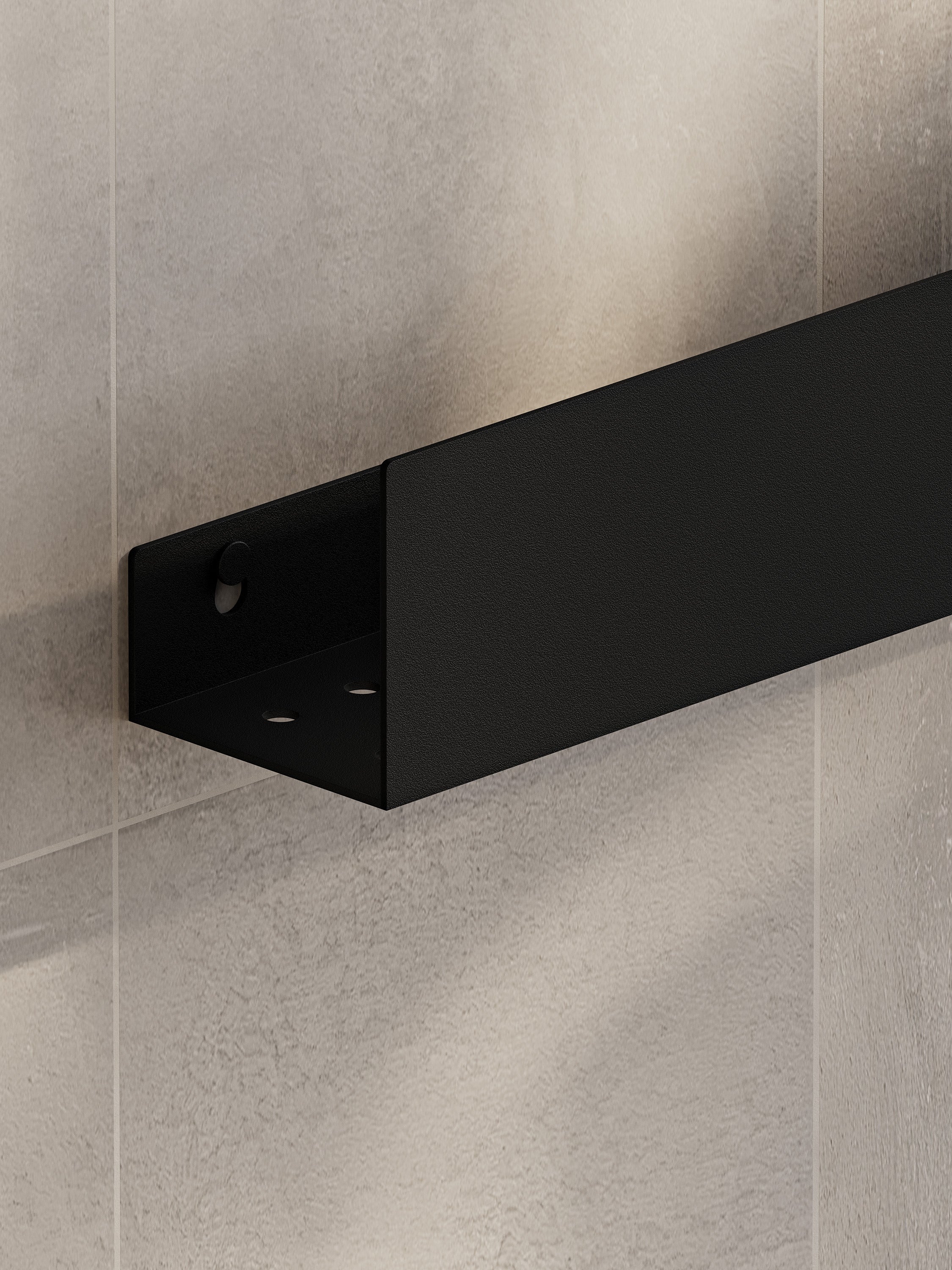 Wall-Mounted Stainless Steel Shelf