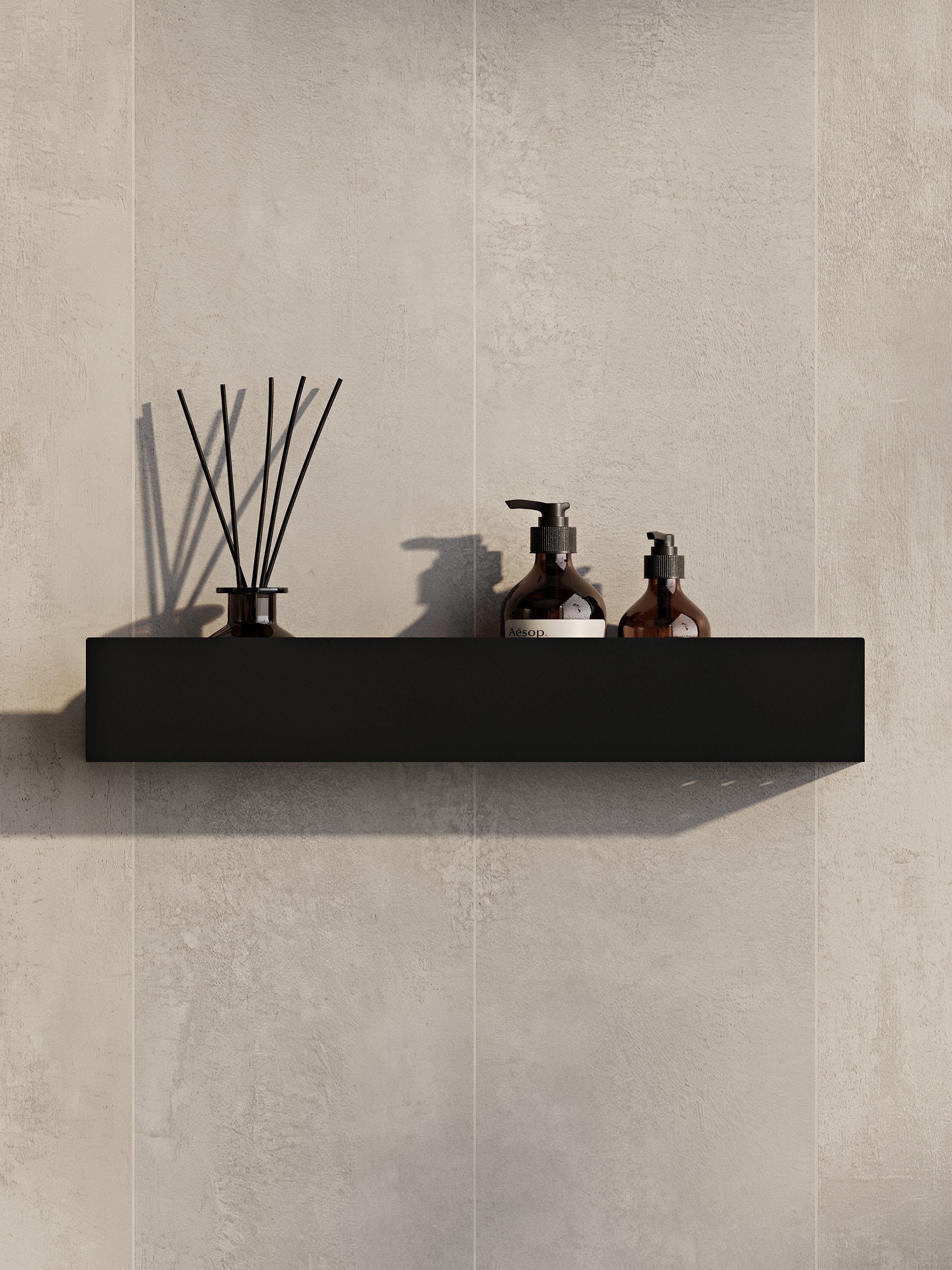 Wall-Mounted Stainless Steel Shelf