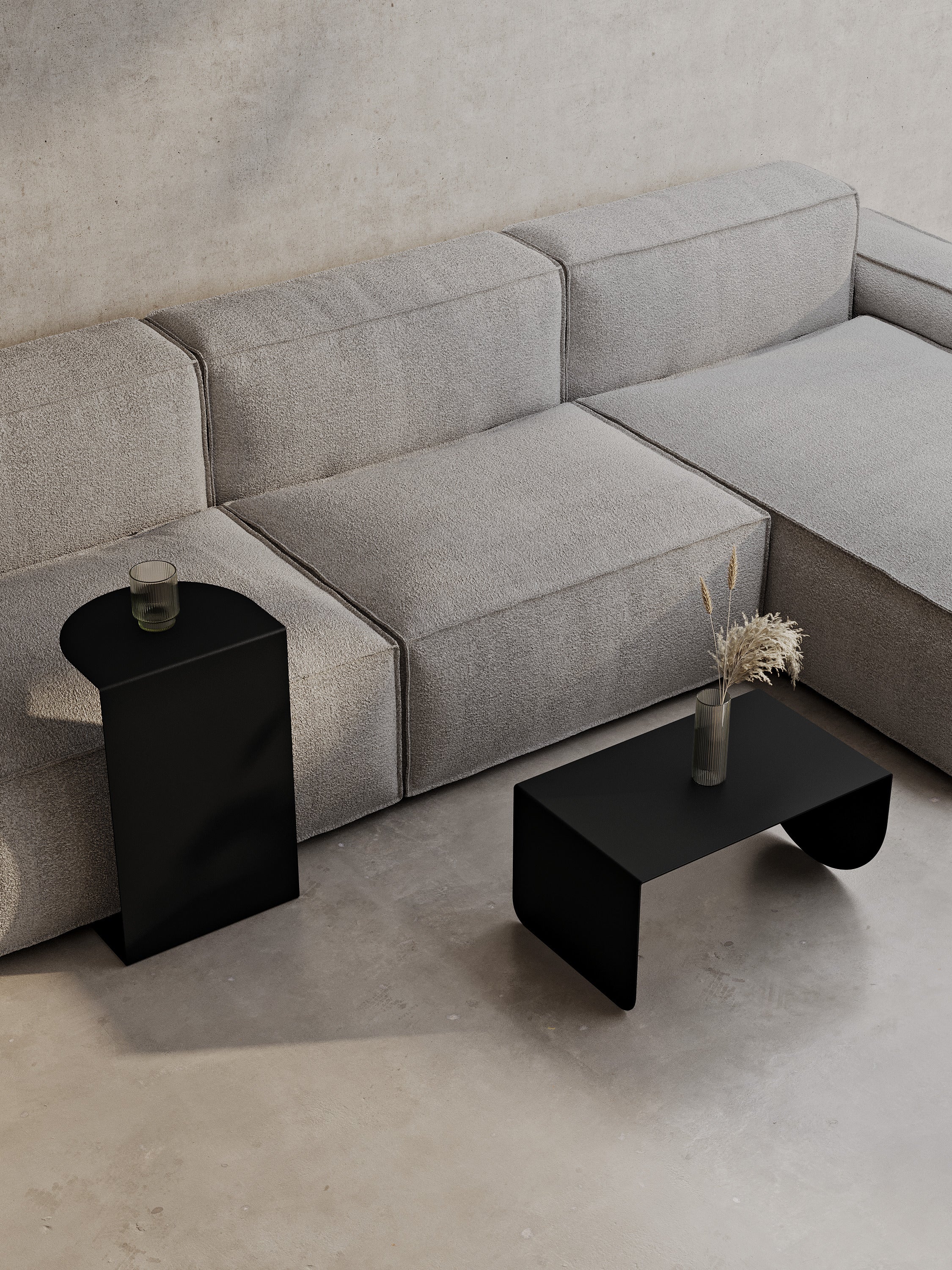 Minimalist Metal Coffee Table