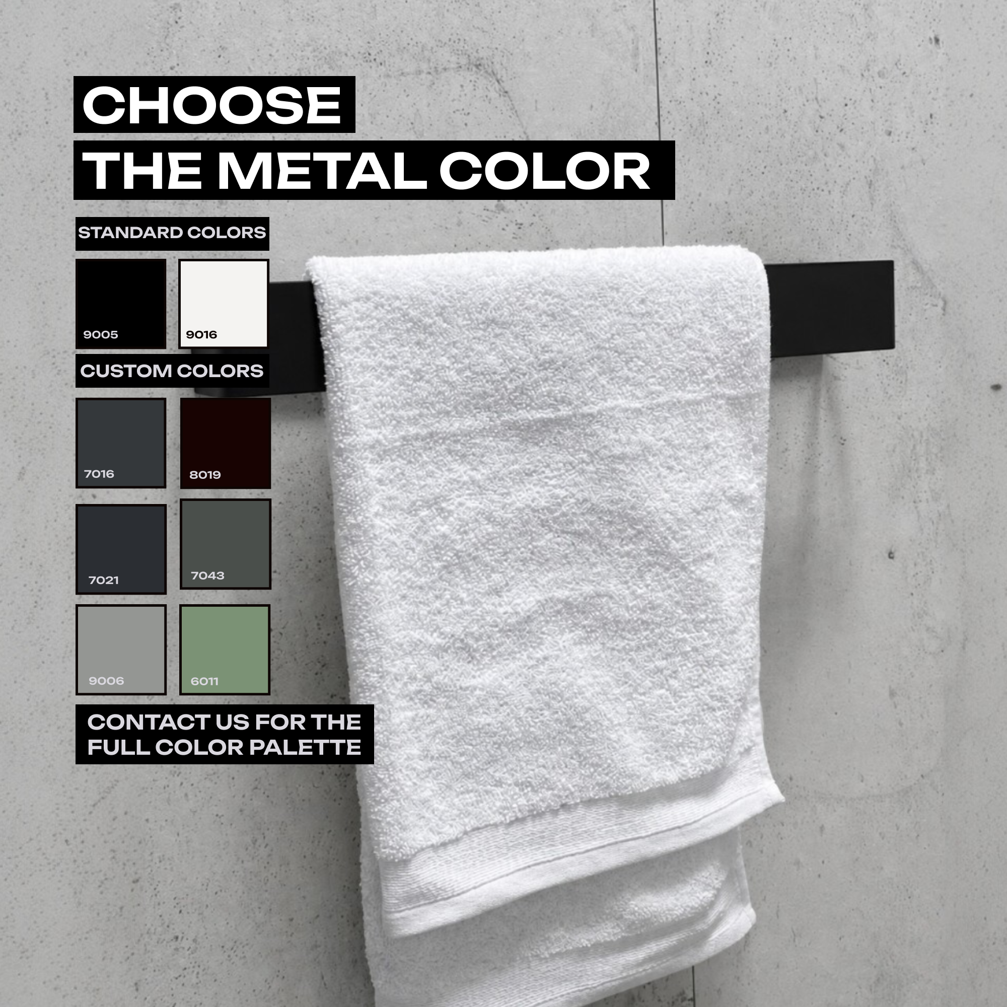Steel Towel Holder