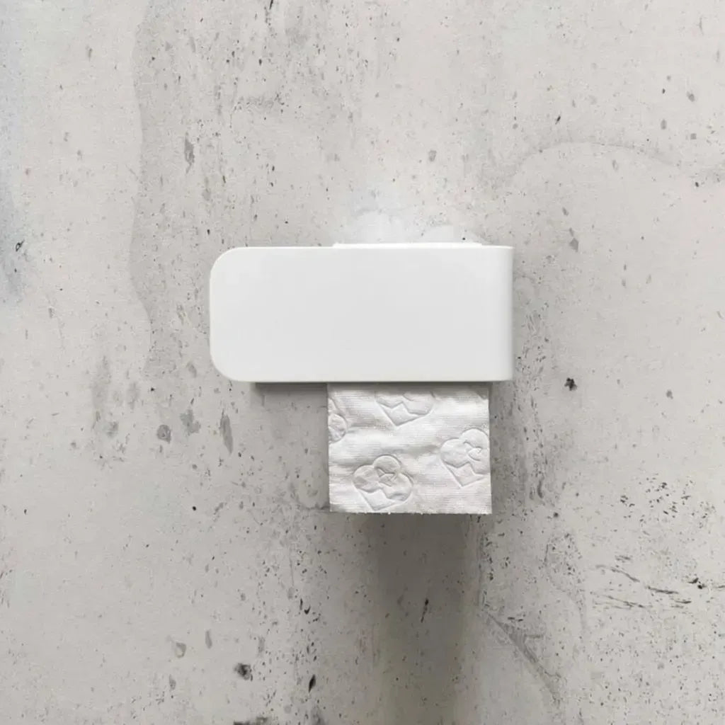 Porta carta igienica in acciaio da parete