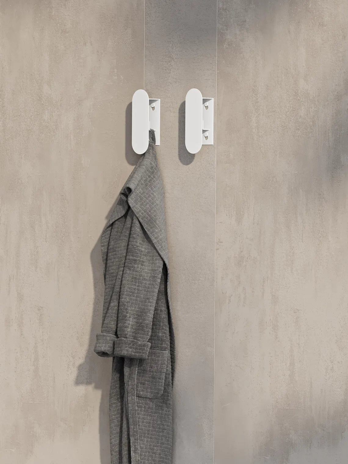 Minimalistischer Wandhaken aus Stahl – Moderner Handtuch- und Bademantelhalter fürs Badezimmer