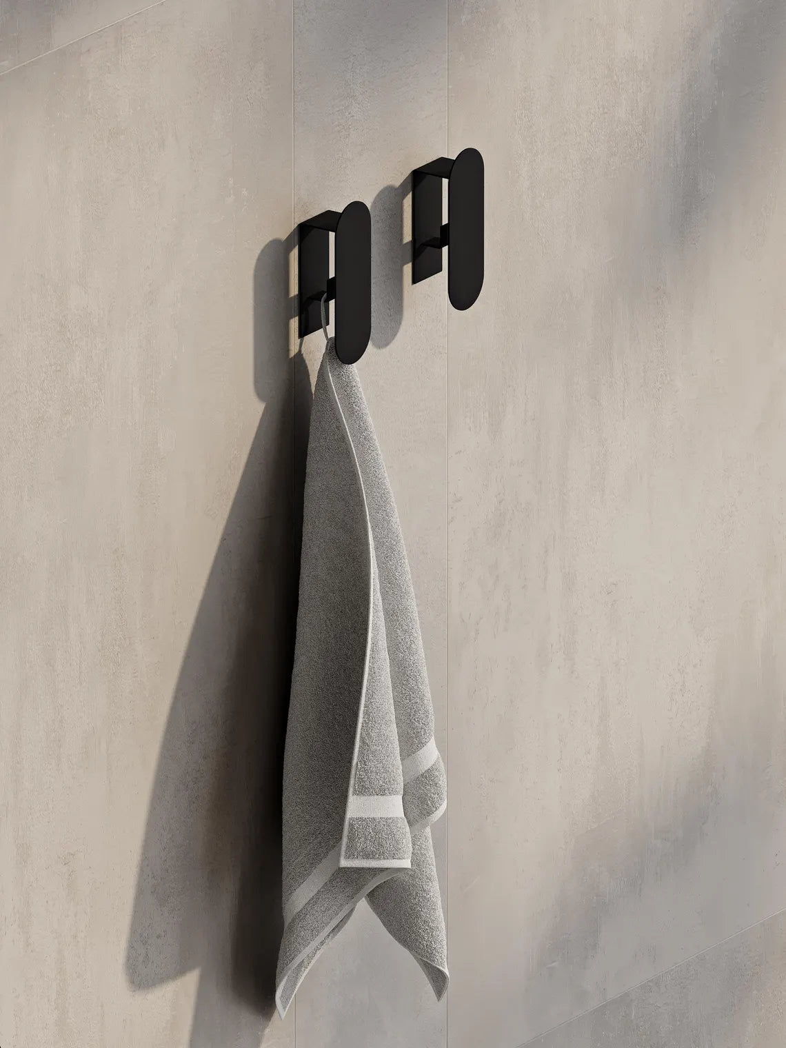 Minimalistischer Wandhaken aus Stahl – Moderner Handtuch- und Bademantelhalter fürs Badezimmer