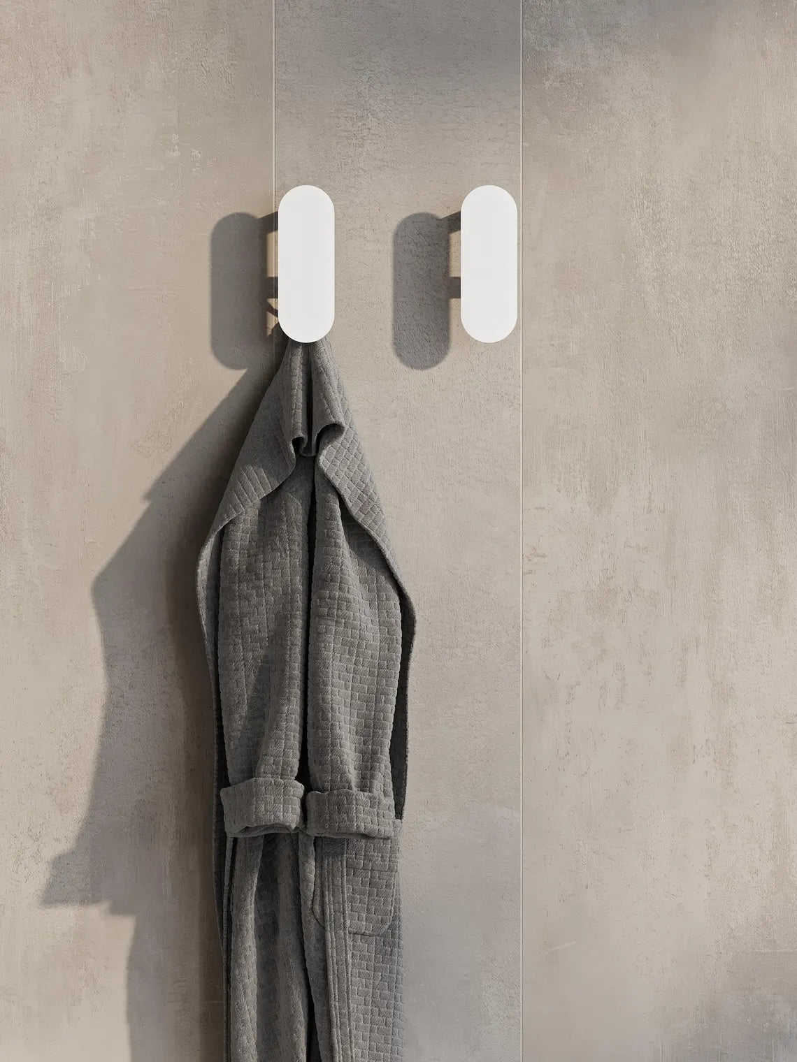 Minimalistischer Wandhaken aus Stahl – Moderner Handtuch- und Bademantelhalter fürs Badezimmer