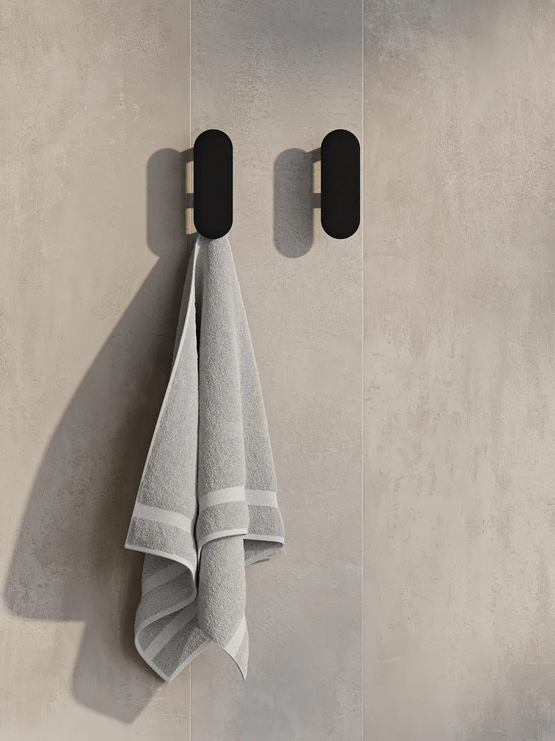 Minimalistischer Wandhaken aus Stahl – Moderner Handtuch- und Bademantelhalter fürs Badezimmer