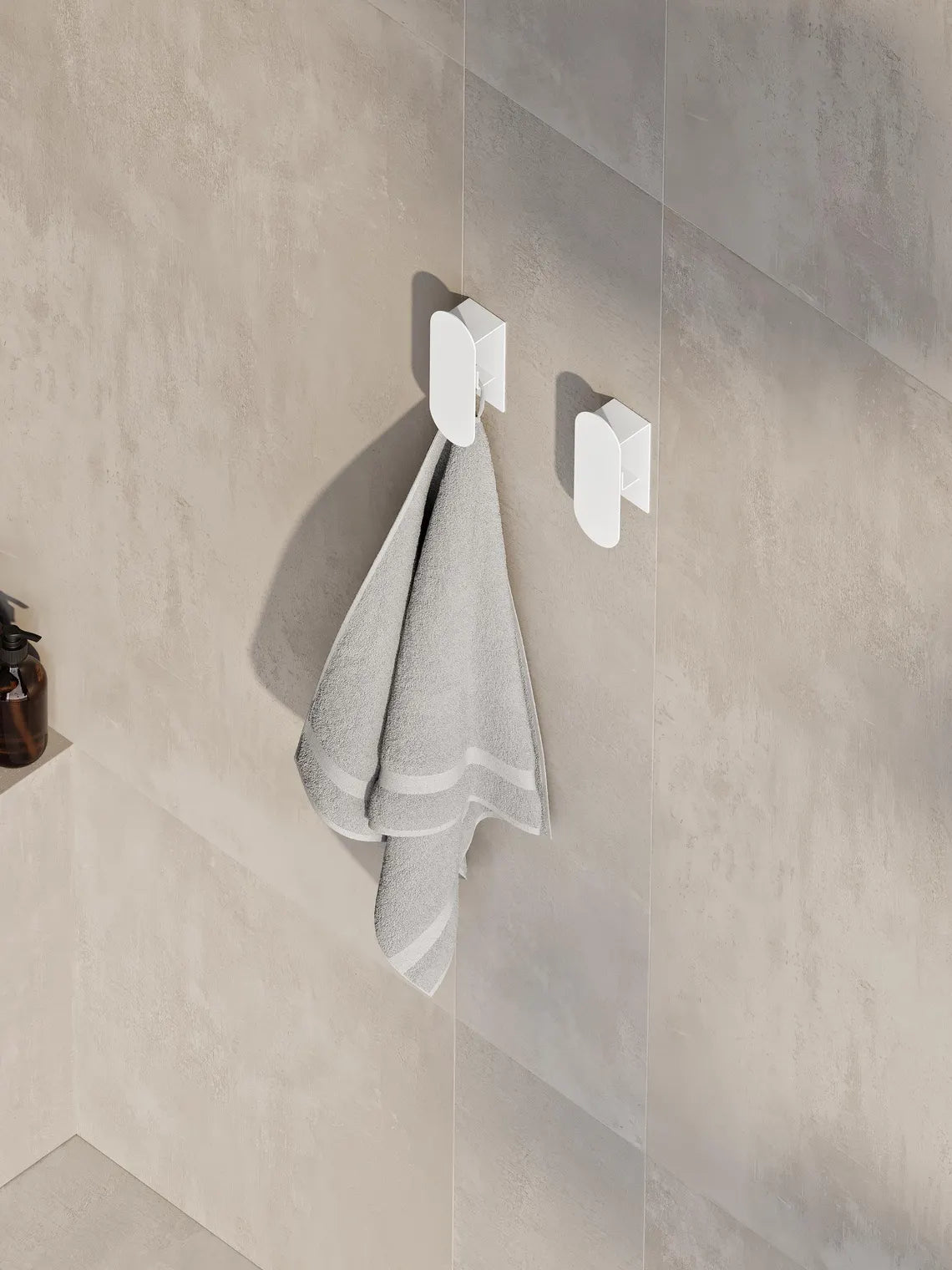 Minimalistischer Wandhaken aus Stahl – Moderner Handtuch- und Bademantelhalter fürs Badezimmer