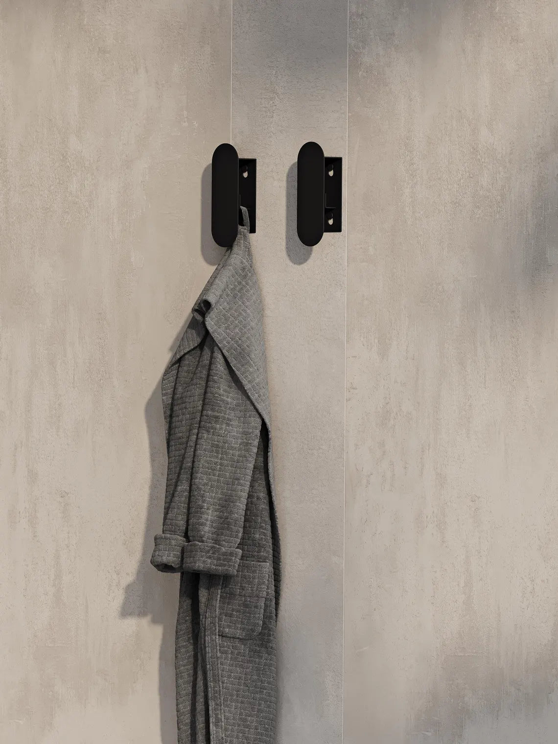 Minimalistischer Wandhaken aus Stahl – Moderner Handtuch- und Bademantelhalter fürs Badezimmer