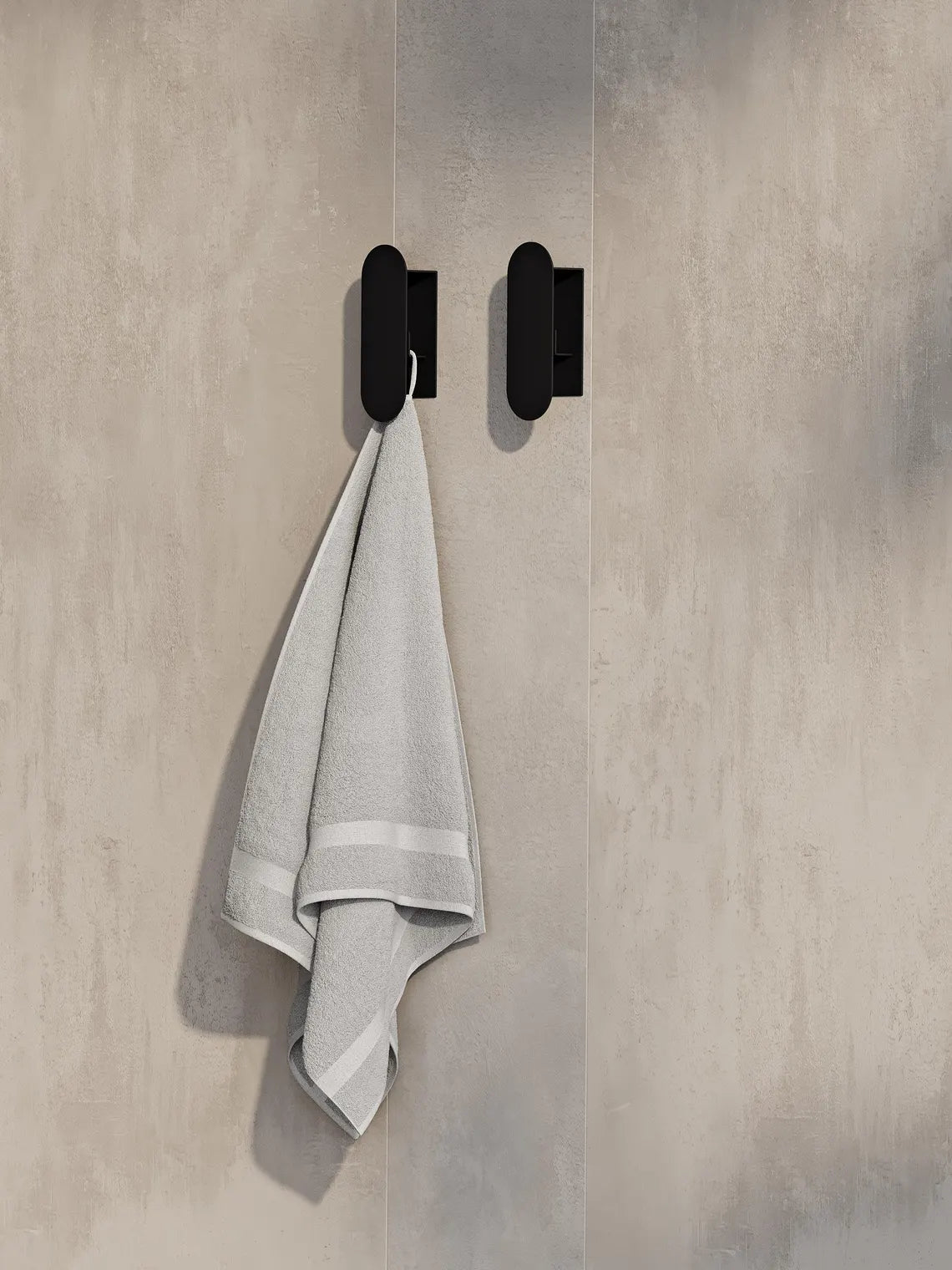 Minimalistischer Wandhaken aus Stahl – Moderner Handtuch- und Bademantelhalter fürs Badezimmer