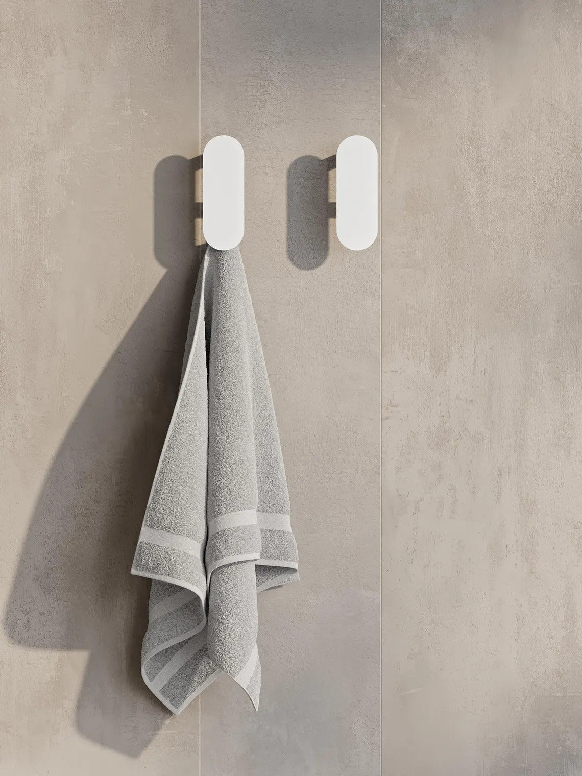 Minimalistischer Wandhaken aus Stahl – Moderner Handtuch- und Bademantelhalter fürs Badezimmer