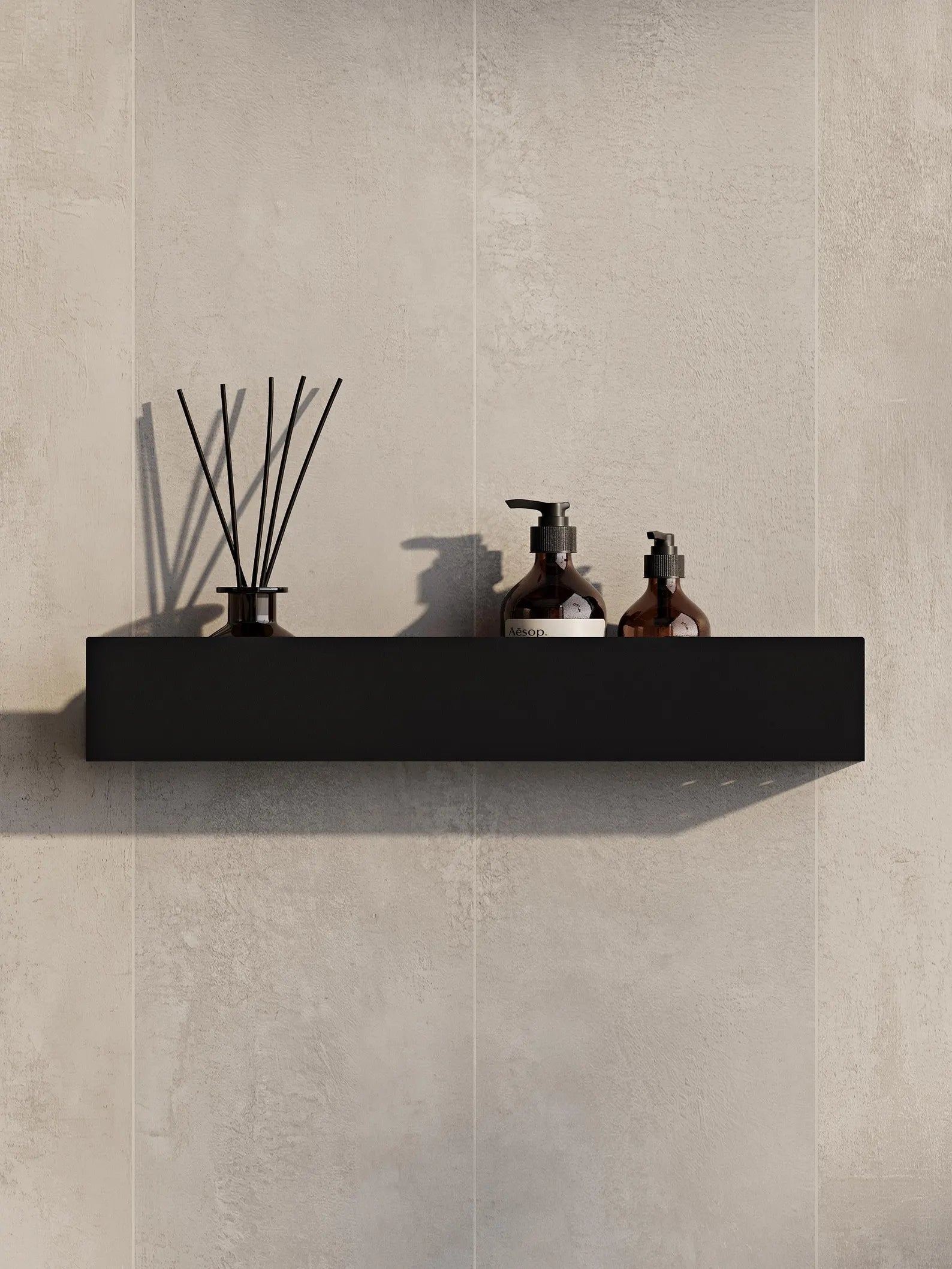 Wall-Mounted Stainless Steel Shelf