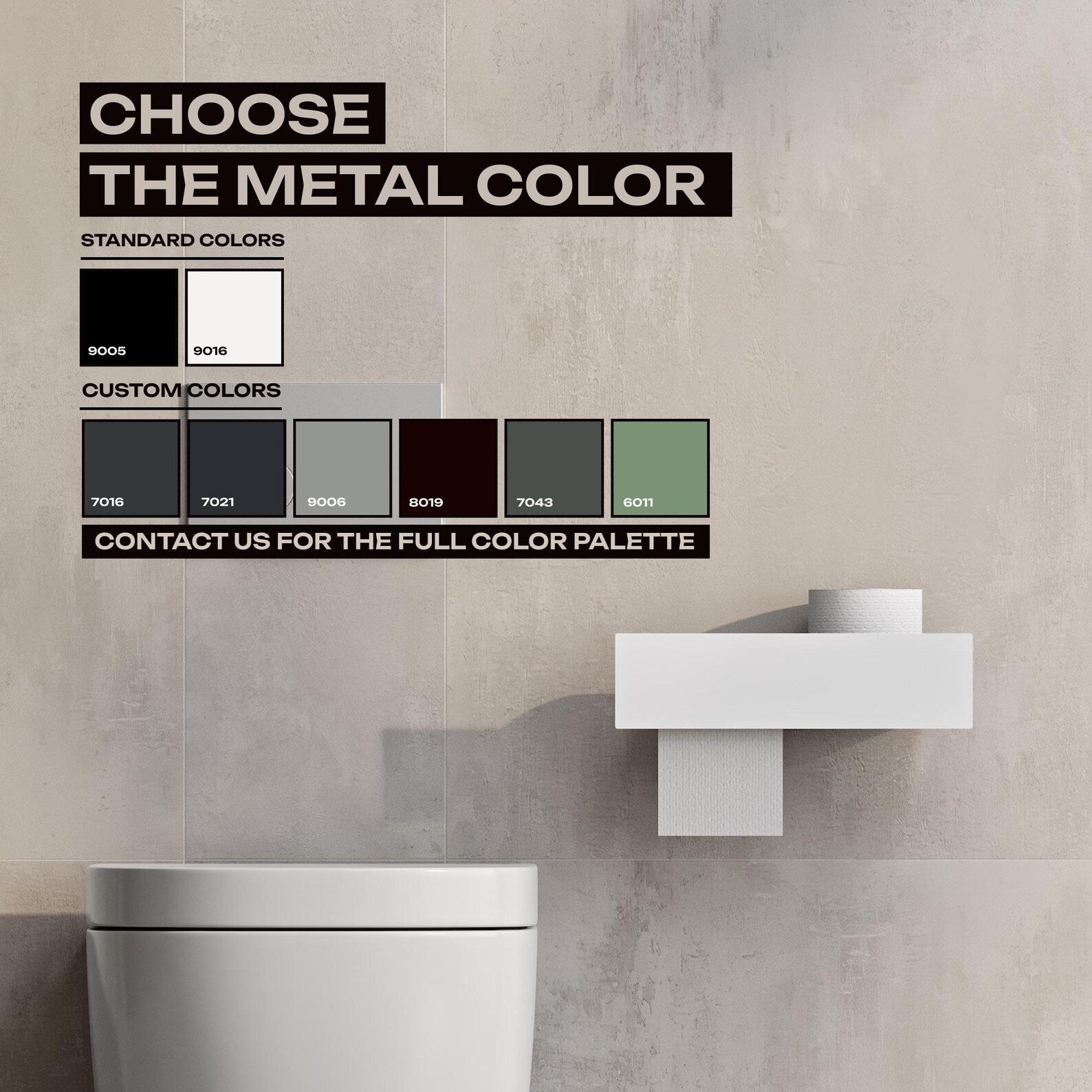 Toilet paper holder with shelf