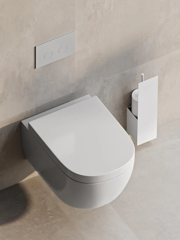 Wandmontierter WC-Bürstenhalter – Minimalistischer Badezimmer-Organizer