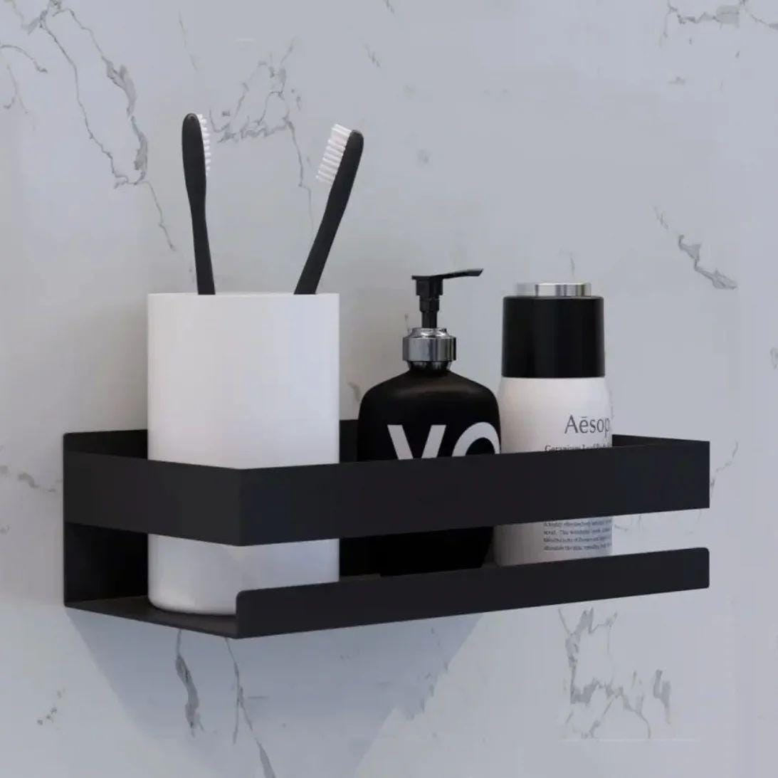 wall mounted shelf
wall mounted shelves
floating shelves
floating shelf
narrow shelf
narrow shelves
bathroom storage
bathroom shelves
bathroom shelf
metal shelf
metal shelves
black shelf
black shelves