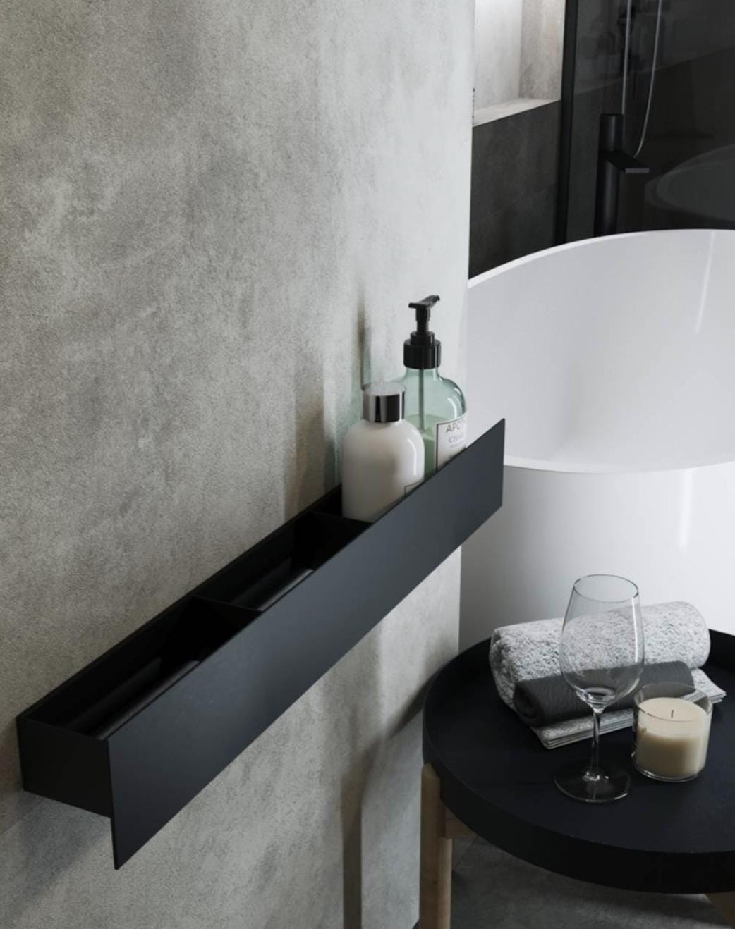 bathroom organizer
bathroom shelf
bathroom wall shelf
floating shelf
bathroom accessories
space-saving shelf
wall mounted shelf
shower wall shelf
waterproof shelf
closed shower shelf
hidden mount shelf
long bathroom shelf
narrow shower shelf