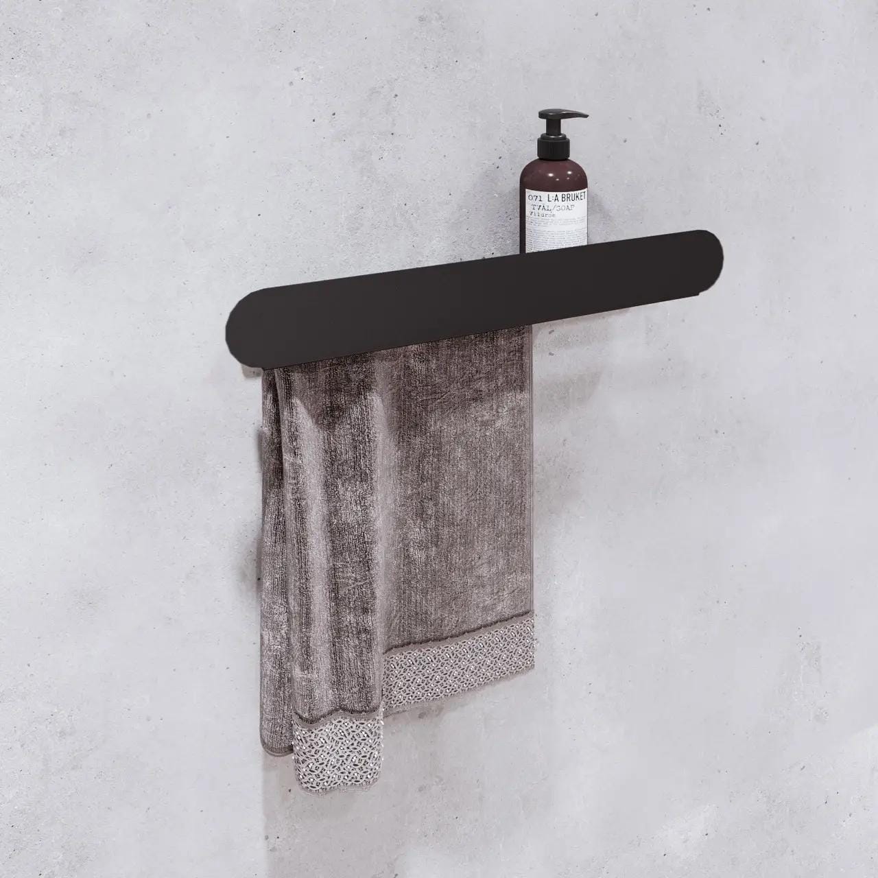 towel holder
bathroom organizer
bathroom steel shelf
bathroom shelves
toilet paper holder
bathroom accessories
bathroom storage
wall-mounted shelf
minimalist bathroom
space-saving shelf
black bathroom shelf
metal bathroom shelf
floating shelf