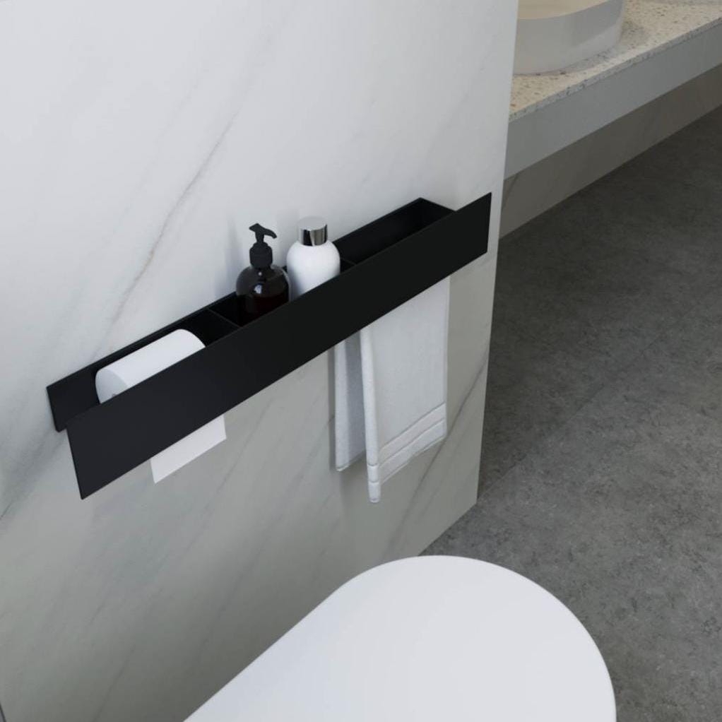 towel rack
towel holder
towel rail
bathroom organizer
shelf and towel rail
wall-mounted shelf
bathroom wall shelf
shelf with towel bar
toilet paper holder
toilet roll holder
toilet paper storage
toilet wall shelf
toilet towel holder