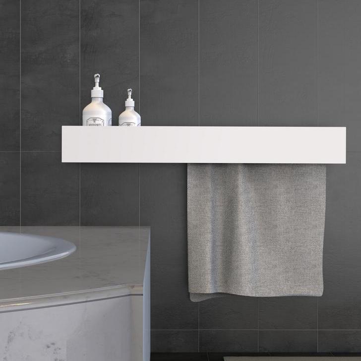 bathroom shelves
towel rack
towel holder
towel rail
floating wall shelf
shelf and towel rail
wall-mounted shelf
wall-mount towel bar
bathroom shelf
bathroom wall shelf
shelf with towel bar
towel storage
waterproof shelf