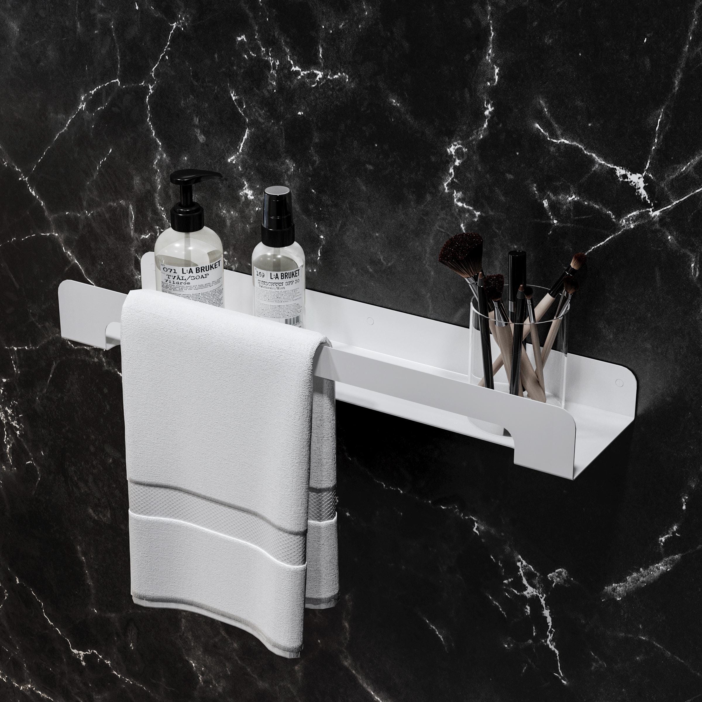 black metal shelf
floating shelf
shower shelf black
metal wall shelves
black metal shelves
bathroom organizer
small wall shelves
bathroom shelves
wall shelves
metal shelf
shelf with guardrail
narrow shelf
narrow shelves