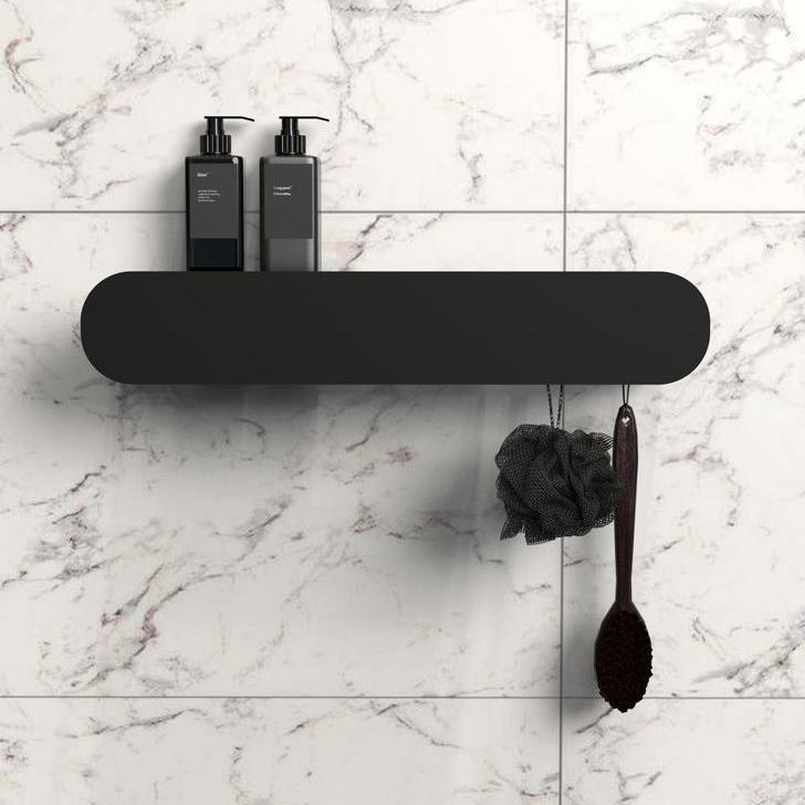 bathroom shelf
bathroom wall shelf
shower shelf
hidden mounting
shower wall shelf
floating shelf
bathroom rack
towel rack
shelving with hooks
bathroom hooks
towel holder
shampoo shelf
waterproof shelf