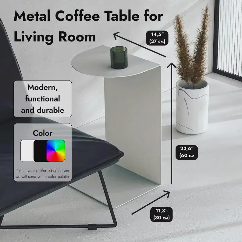 Minimalist Metal Coffee Table